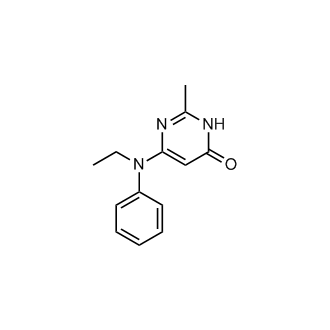 6-(Ethyl(phenyl)amino)-2-methylpyrimidin-4(3H)-one