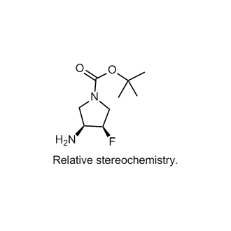 cis-tert-Butyl 3-amino-4-fluoropyrrolidine-1-carboxylate