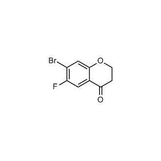 7-Bromo-6-fluoro-2,3-dihydro-4H-1-benzopyran-4-one
