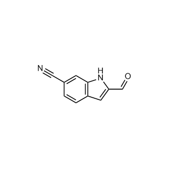 2-Formyl-1H-indole-6-carbonitrile