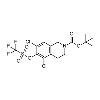 tert-Butyl 5,7-dichloro-6-(((trifluoromethyl)sulfonyl)oxy)-3,4-dihydroisoquinoline-2(1H)-carboxylate