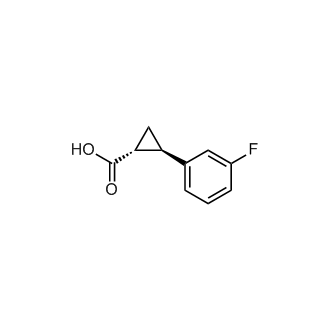 rel-(1R,2R)-2-(3-Fluorophenyl)cyclopropane-1-carboxylic acid