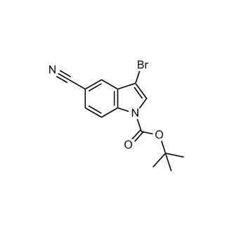 1-Boc-3-Bromo-5-cyanoindole