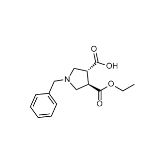 trans-1-Benzyl-4-(ethoxycarbonyl)pyrrolidine-3-carboxylic acid