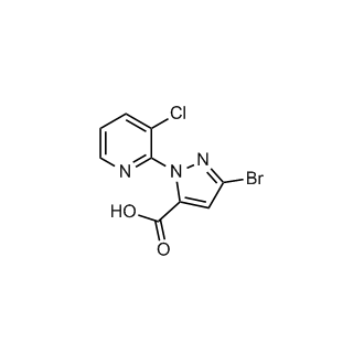3-Bromo-1-(3-chloropyridin-2-yl)-1H-pyrazole-5-carboxylic acid