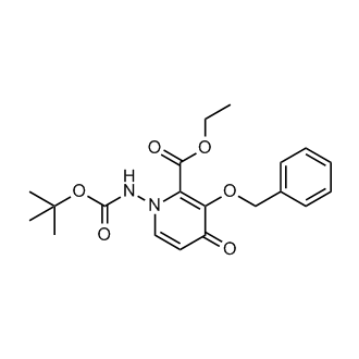 Ethyl 3-(benzyloxy)-1-((tert-butoxycarbonyl)amino)-4-oxo-1,4-dihydropyridine-2-carboxylate