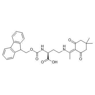 (S)-2-((((9H-Fluoren-9-yl)methoxy)carbonyl)amino)-4-((1-(4,4-dimethyl-2,6-dioxocyclohexylidene)ethyl)amino)butanoic acid