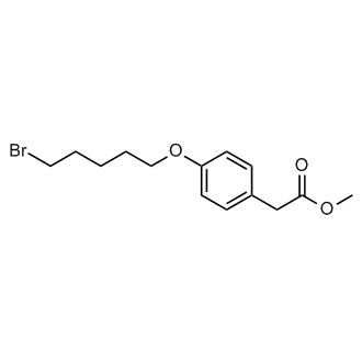 Methyl 2-(4-((5-bromopentyl)oxy)phenyl)acetate