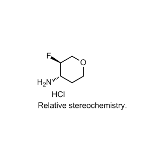 rel-((3R,4S)-3-Fluorotetrahydro-2H-pyran-4-amine hydrochloride)