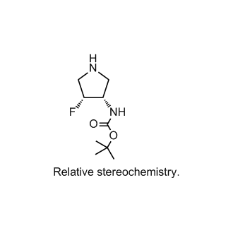 tert-Butyl N-[cis-4-fluoropyrrolidin-3-yl]carbamate