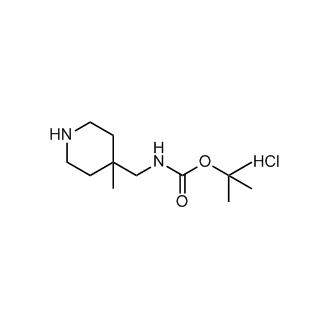 tert-Butyl N-[(4-methylpiperidin-4-yl)methyl]carbamate hydrochloride