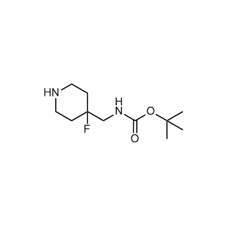 tert-Butyl N-[(4-fluoropiperidin-4-yl)methyl]carbamate