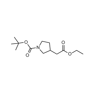 tert-Butyl 3-(2-ethoxy-2-oxoethyl)pyrrolidine-1-carboxylate