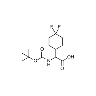 2-((tert-Butoxycarbonyl)amino)-2-(4,4-difluorocyclohexyl)acetic acid