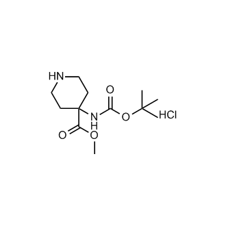 Methyl 4-{[(tert-butoxy)carbonyl]amino}piperidine-4-carboxylate hydrochloride