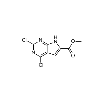 Methyl 2,4-dichloro-7H-pyrrolo[2,3-d]pyrimidine-6-carboxylate