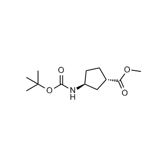 Methyl (1S,3S)-3-{[(tert-butoxy)carbonyl]amino}cyclopentane-1-carboxylate
