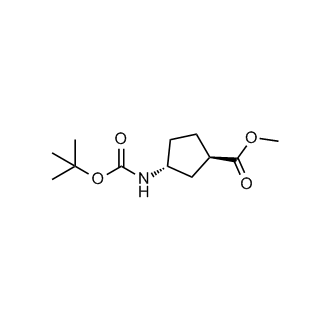 Methyl (1R,3R)-3-{[(tert-butoxy)carbonyl]amino}cyclopentane-1-carboxylate