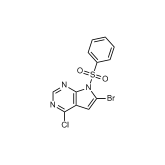 7-(Benzenesulfonyl)-6-bromo-4-chloro-7H-pyrrolo[2,3-d]pyrimidine
