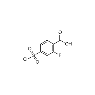 4-(Chlorosulfonyl)-2-fluorobenzoic acid