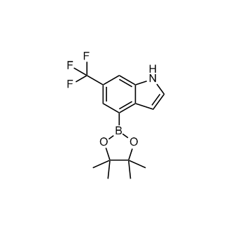 4-(4,4,5,5-Tetramethyl-1,3,2-dioxaborolan-2-yl)-6-(trifluoromethyl)-1H-indole