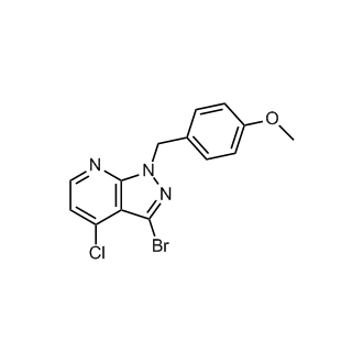 3-Bromo-4-chloro-1-[(4-methoxyphenyl)methyl]-1H-pyrazolo[3,4-b]pyridine