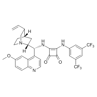 3-[[3,5-Bis(trifluoromethyl)phenyl]amino]-4-[[(9R)-6'-methoxycinchonan-9-yl]amino]-3-cyclobutene-1,2-dione