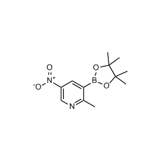 2-Methyl-5-nitro-3-(tetramethyl-1,3,2-dioxaborolan-2-yl)pyridine