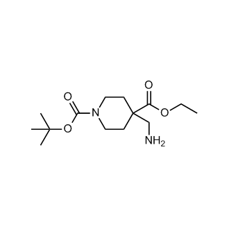 1-tert-Butyl 4-ethyl 4-(aminomethyl)piperidine-1,4-dicarboxylate
