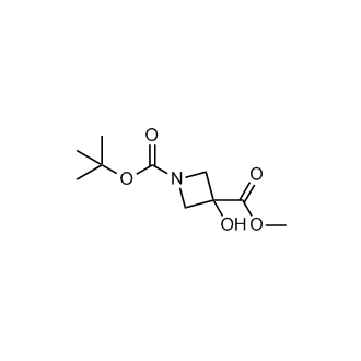 1-tert-Butyl 3-methyl 3-hydroxyazetidine-1,3-dicarboxylate