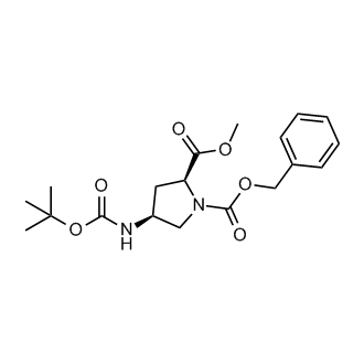 1-Benzyl 2-methyl (2S,4S)-4-{[(tert-butoxy)carbonyl]amino}pyrrolidine-1,2-dicarboxylate