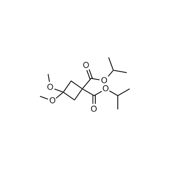 Diisopropyl 3,3-dimethoxycyclobutane-1,1-dicarboxylate