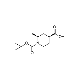 (2S,4S)-1-(tert-butoxycarbonyl)-2-methylpiperidine-4-carboxylic acid
