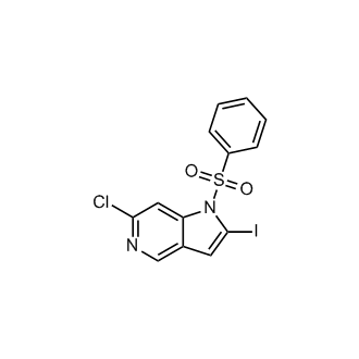 1-(Benzenesulfonyl)-6-chloro-2-iodo-1H-pyrrolo[3,2-c]pyridine