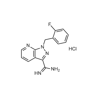 1-(2-Fluorobenzyl)-1H-pyrazolo[3,4-b]pyridine-3-carboximidamide hydrochloride