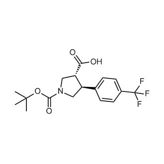 trans-1-Boc-4-(4-trifluoromethylphenyl)-pyrrolidine-3-carboxylic acid