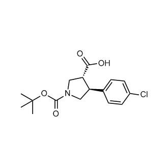 trans-1-Boc-4-(4-chlorophenyl)-pyrrolidine-3-carboxylic acid