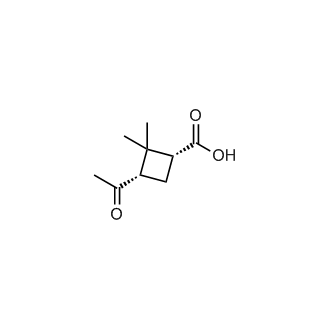 (1R,3S)-3-Acetyl-2,2-dimethylcyclobutane-1-carboxylic acid