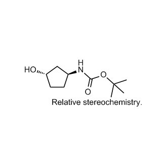 trans-(3-Hydroxycyclopentyl)carbamic acid tert-butyl ester