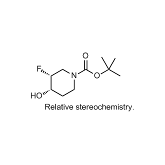 tert-Butyl cis-3-fluoro-4-hydroxypiperidine-1-carboxylate