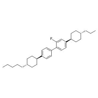 trans,trans-2-Fluor-4-(4-pentylcyclohexyl)-4-(4-propyl-cyclohexyl)-1,1-biphenyl