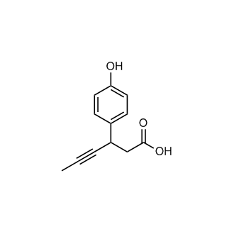 3-(4-Hydroxyphenyl)hex-4-ynoic acid