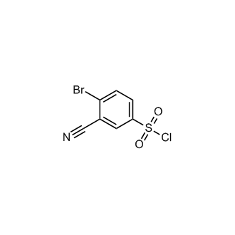 4-Bromo-3-cyanobenzene-1-sulfonyl chloride