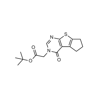 tert-Butyl 2-(4-oxo-4,5,6,7-tetrahydro-3H-cyclopenta[4,5]thieno[2,3-d]pyrimidin-3-yl)acetate