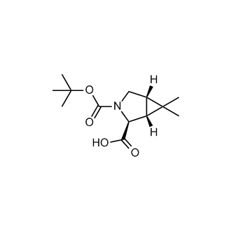 (1R,2S,5S)-6,6-Dimethyl-3-[(2-methylpropan-2-yl)oxycarbonyl]-3-azabicyclo[3.1.0]hexane-2-carboxylic acid