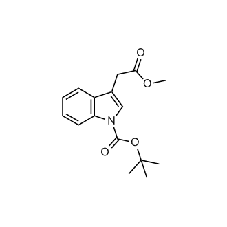 tert-Butyl 3-(2-methoxy-2-oxoethyl)-1H-indole-1-carboxylate