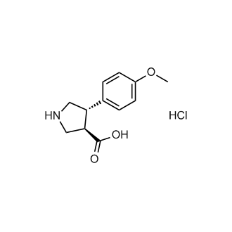 trans-4-(4-Methoxyphenyl)pyrrolidine-3-carboxylic acid hydrochloride