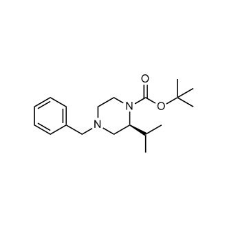 (S)-tert-butyl 4-benzyl-2-isopropylpiperazine-1-carboxylate