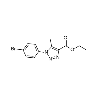 Ethyl 1-(4-bromophenyl)-5-methyl-1H-1,2,3-triazole-4-carboxylate