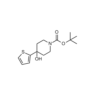 tert-butyl 4-hydroxy-4-(thiophen-2-yl)piperidine-1-carboxylate